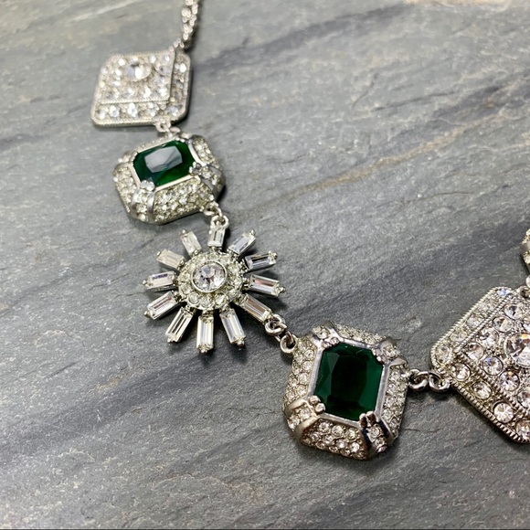 F4-67 Carolee/Necklace/Pave/Statement/Authentic - Picture 4 of 5